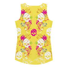 Load image into Gallery viewer, Flower Skull Sublimation Cut & Sew Tank Top