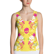 Load image into Gallery viewer, Flower Skull Sublimation Cut & Sew Tank Top
