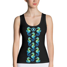 Load image into Gallery viewer, Seahorse Sublimation Cut & Sew Tank Top
