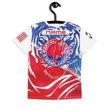 Load image into Gallery viewer, World Martial Arts Academy Full Color Youth Tiger Jersey: Custom Name
