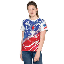 Load image into Gallery viewer, World Martial Arts Academy Full Color Youth Tiger Jersey: Custom Name