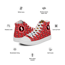 Načíst obrázek do prohlížeče Galerie, CLASSIC RED Seastorm Apparel® Men’s high top canvas shoes