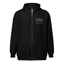 Carregar imagem no visualizador da galeria, USA F/A-18 Unisex heavy blend zip hoodie