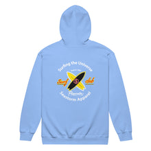 Carregar imagem no visualizador da galeria, Surfing The Universe Seastorm Apparel® Unisex heavy blend zip hoodie