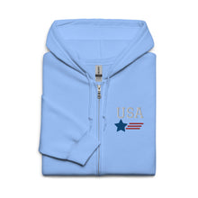 Carregar imagem no visualizador da galeria, USA F/A-18 Unisex heavy blend zip hoodie