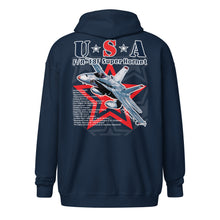 Carregar imagem no visualizador da galeria, USA F/A-18 Unisex heavy blend zip hoodie