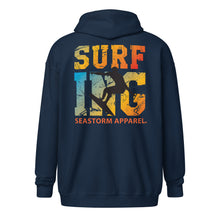Carregar imagem no visualizador da galeria, Surfing Seastorm Apparel® MEN's heavy blend zip hoodie