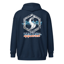 Carregar imagem no visualizador da galeria, SeastormApparel® Surf Logo Men's heavy blend zip hoodie