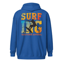 Carregar imagem no visualizador da galeria, Surfing Seastorm Apparel® MEN's heavy blend zip hoodie
