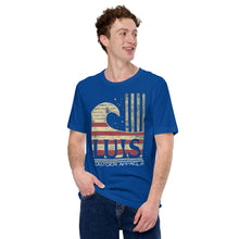 Load image into Gallery viewer, LUIS Seastorm Apparel® SurfingAmericana t-shirt