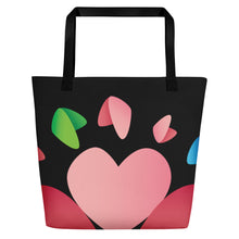 Load image into Gallery viewer, Amor Seastorm Apparel Black Beach Bag