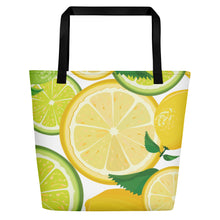 Load image into Gallery viewer, Lemon Seastorm Apparel Beach Bag