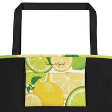Load image into Gallery viewer, Lemon Seastorm Apparel Beach Bag