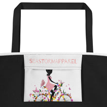 Load image into Gallery viewer, Fashion Cycle All-Over Print Large Tote Bag