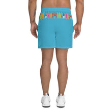 Load image into Gallery viewer, Santa Monica California Men's Athletic Long Shorts SKY