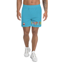 Load image into Gallery viewer, Santa Monica California Men's Athletic Long Shorts SKY