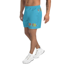 Load image into Gallery viewer, Santa Monica California Men's Athletic Long Shorts SKY