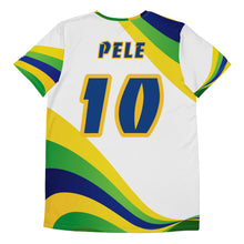Carregar imagem no visualizador da galeria, BRAZIL WAVE PELE #10 WHITE JERSEY