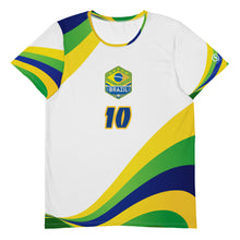 Carregar imagem no visualizador da galeria, BRAZIL WAVE PELE #10 WHITE JERSEY