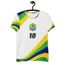 Carregar imagem no visualizador da galeria, BRAZIL WAVE PELE #10 WHITE JERSEY