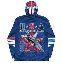 Carregar imagem no visualizador da galeria, USA Super Hornet Men’s Windbreaker by Seastorm Apparel®