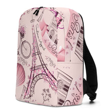 Load image into Gallery viewer, Paris Misty Rose Seastorm Apparel Minimalist Backpack
