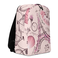 Load image into Gallery viewer, Paris Misty Rose Seastorm Apparel Minimalist Backpack