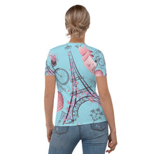 Load image into Gallery viewer, Paris Deux Blizzard Blue Seastorm Apparel Women's T-shirt