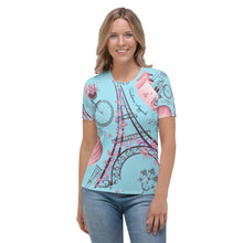 Load image into Gallery viewer, Paris Deux Blizzard Blue Seastorm Apparel Women's T-shirt