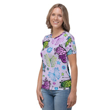 Load image into Gallery viewer, Seastorm Apparel Floral Butterflies Women's T-shirt