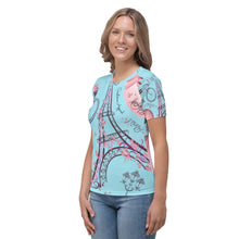 Load image into Gallery viewer, Paris Deux Blizzard Blue Seastorm Apparel Women's T-shirt