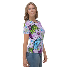 Load image into Gallery viewer, Seastorm Apparel Floral Butterflies Women's T-shirt