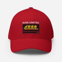 Carregar imagem no visualizador da galeria, MAN UNITED SHIP 1878 RED Structured Twill Cap