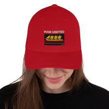 Carregar imagem no visualizador da galeria, MAN UNITED SHIP 1878 RED Structured Twill Cap