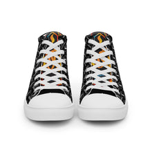 Load image into Gallery viewer, CLASSIC BLACK Seastorm Apparel® Men’s high top canvas shoes
