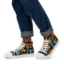 Load image into Gallery viewer, SURFING 91 SeastormApparel® Men’s high top canvas shoes