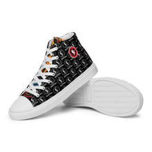 Load image into Gallery viewer, CLASSIC BLACK Seastorm Apparel® Men’s high top canvas shoes