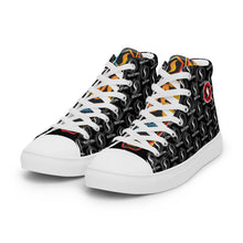 Load image into Gallery viewer, CLASSIC BLACK Seastorm Apparel® Men’s high top canvas shoes