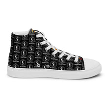 Load image into Gallery viewer, CLASSIC BLACK Seastorm Apparel® Men’s high top canvas shoes