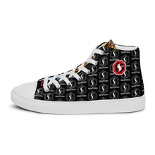 Load image into Gallery viewer, CLASSIC BLACK Seastorm Apparel® Men’s high top canvas shoes