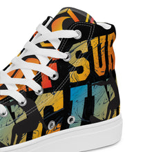 Load image into Gallery viewer, SURFING 91 SeastormApparel® Men’s high top canvas shoes