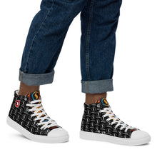 Load image into Gallery viewer, CLASSIC BLACK Seastorm Apparel® Men’s high top canvas shoes