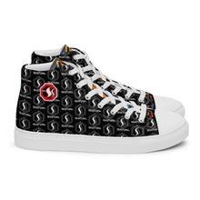 Load image into Gallery viewer, CLASSIC BLACK Seastorm Apparel® Men’s high top canvas shoes