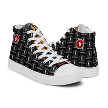 Load image into Gallery viewer, CLASSIC BLACK Seastorm Apparel® Men’s high top canvas shoes