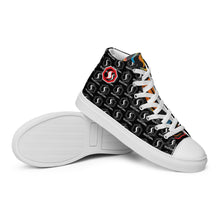 Load image into Gallery viewer, CLASSIC BLACK Seastorm Apparel® Men’s high top canvas shoes