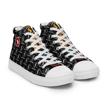 Load image into Gallery viewer, CLASSIC BLACK Seastorm Apparel® Men’s high top canvas shoes