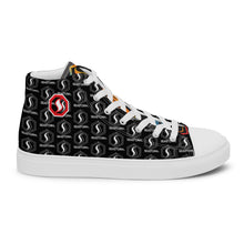 Load image into Gallery viewer, CLASSIC BLACK Seastorm Apparel® Men’s high top canvas shoes