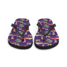 Carregar imagem no visualizador da galeria, Cruise Purple Flip-Flops - Seastorm Summer Collection