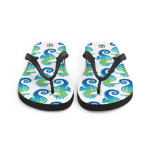 Carregar imagem no visualizador da galeria, White Seahorse Flip-Flops - Seastorm Apparel Summer Collection