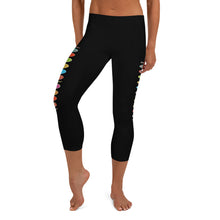 Carregar imagem no visualizador da galeria, Santa Monica California Black Capri Leggings